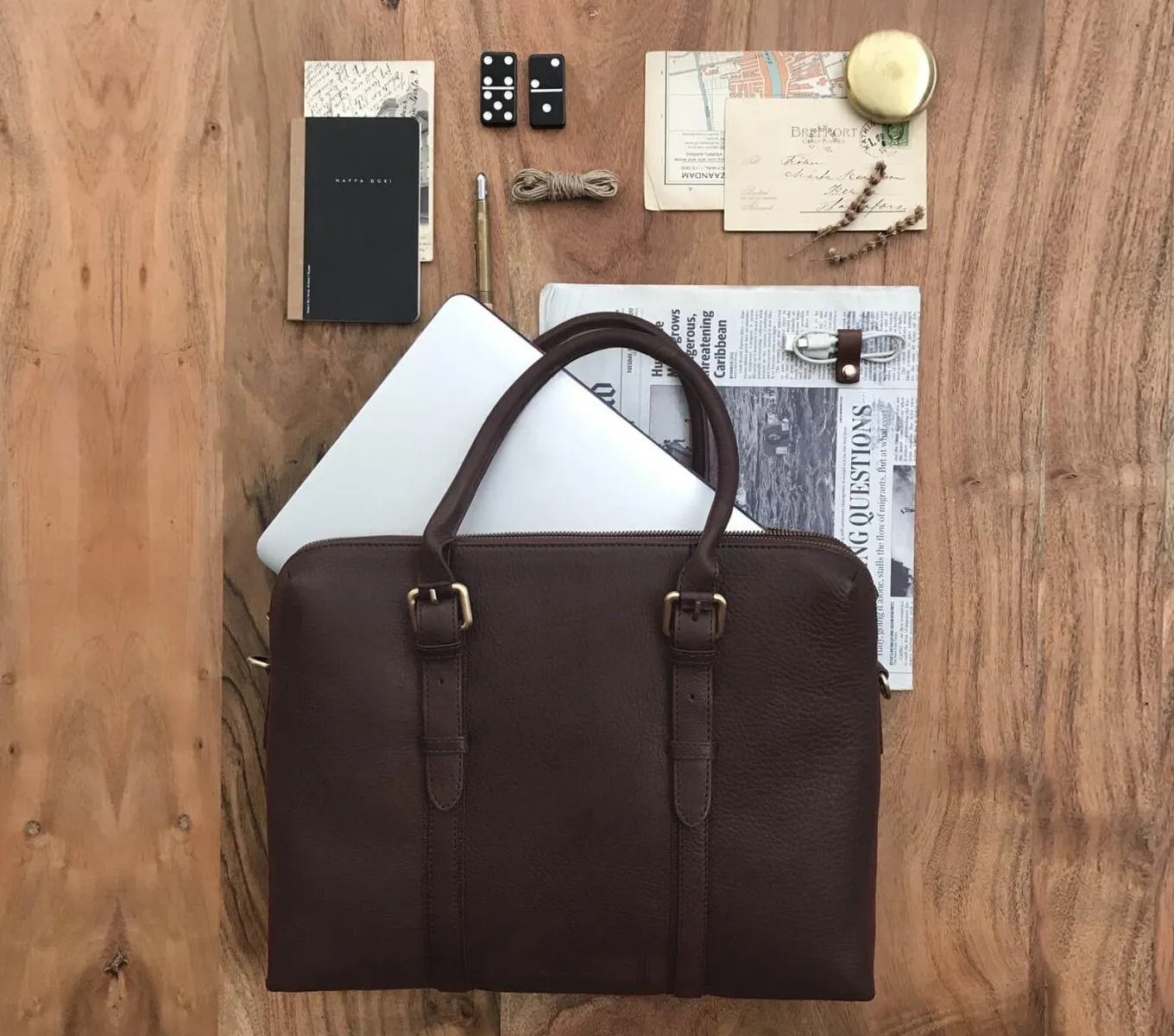 DUAL ZIP LEATHER