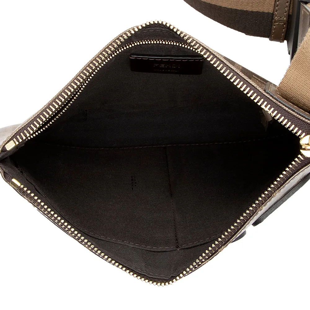 Fendi FF Spalmati Fila Messenger Bag (SHF-16130)