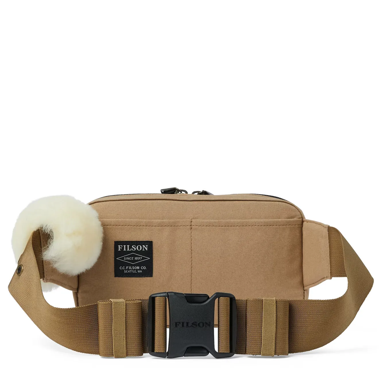 Filson Compact Fishing Waist Pack Dark Tan