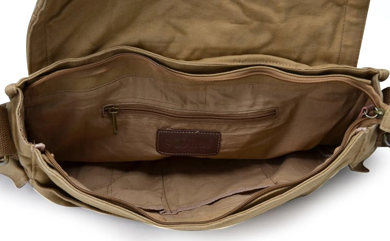 GOOTIUM Canvas Messenger Bag - Vintage Cross Body Shoulder Satchel