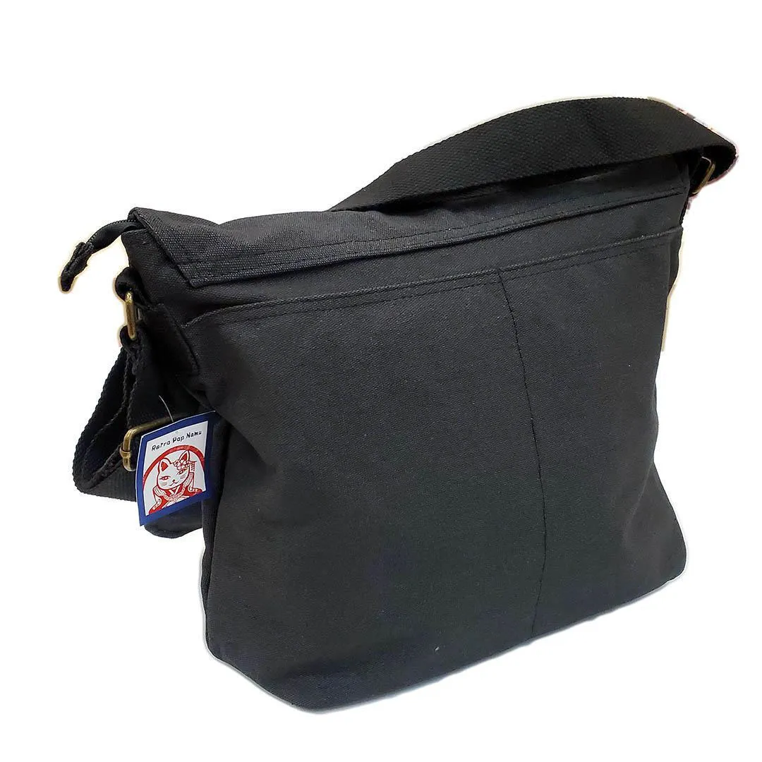 Laptop Bag - Large - Ninja Octopus White Ink on Black Bag by Namu
