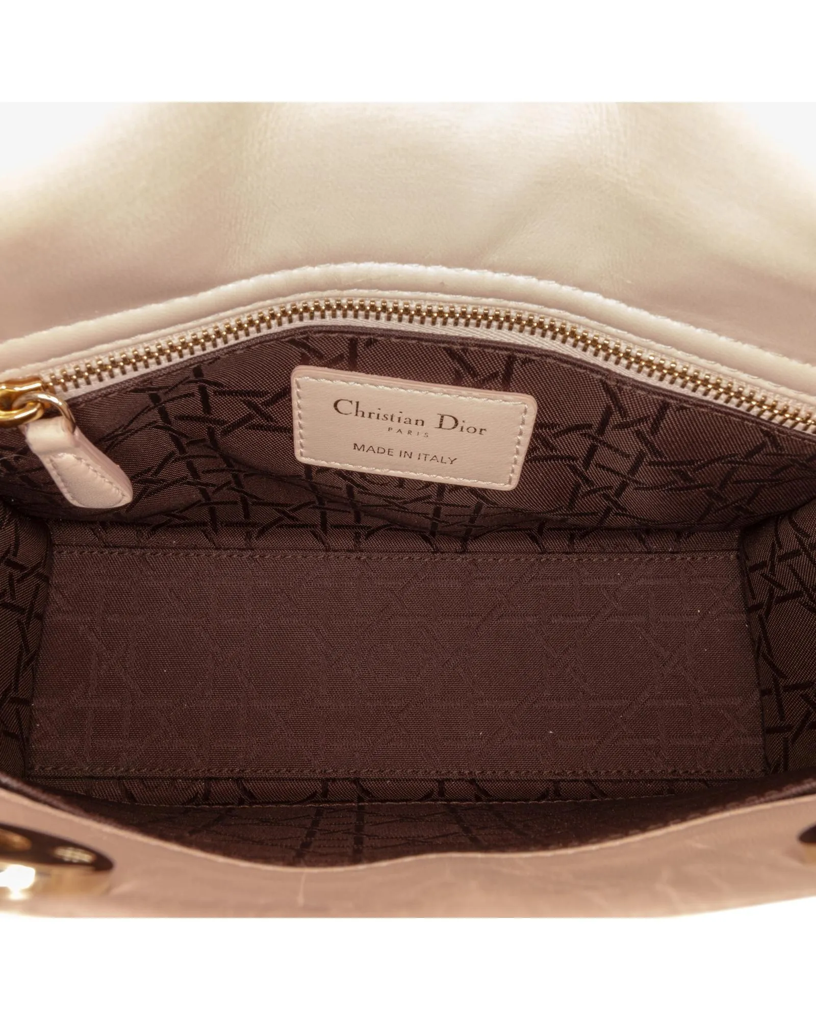 Quilted Lambskin Small Cannage Lady Dior Handbag