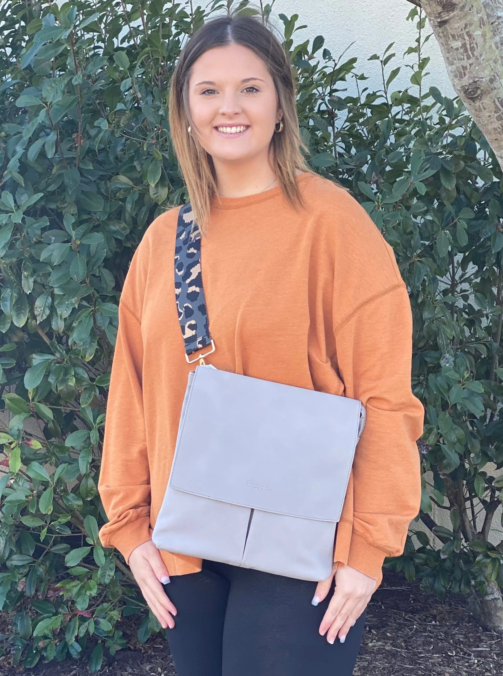 Suede Crossbody